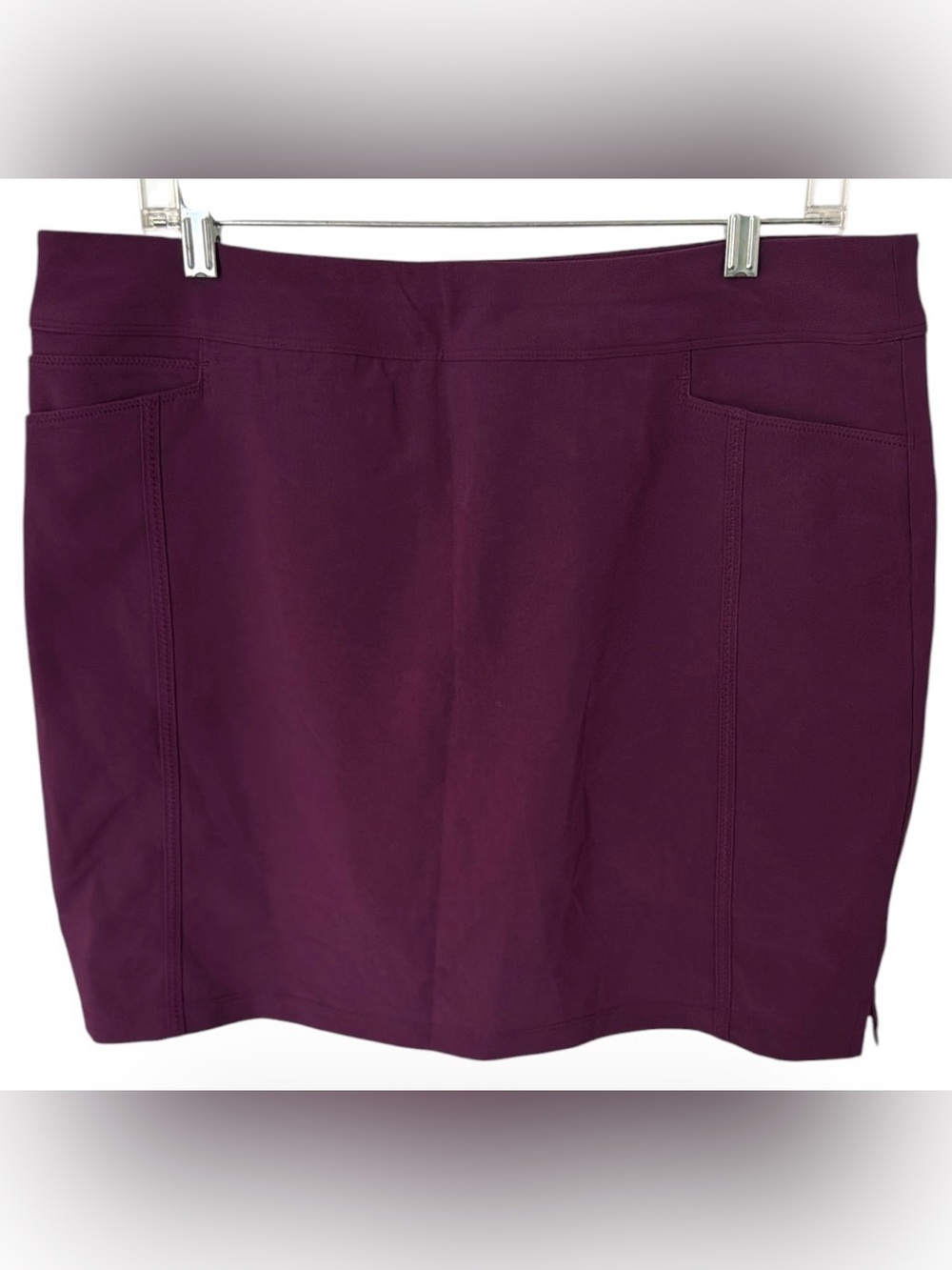 adidas Women's Deep Plum Athletic Skort